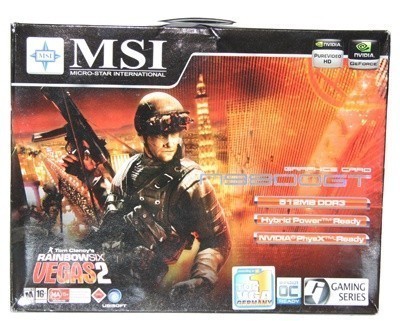 MSI GeForce 9800 GT 512MB Graphics Card