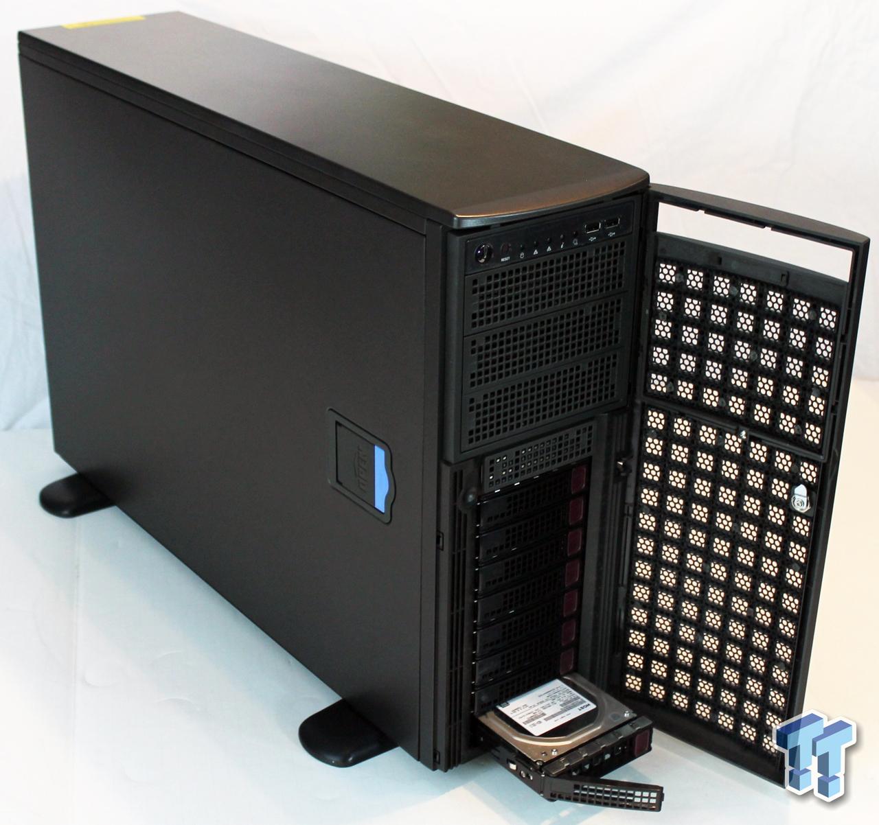 Supermicro 7048GR-TR (Intel C612) Workstation Tower System Review