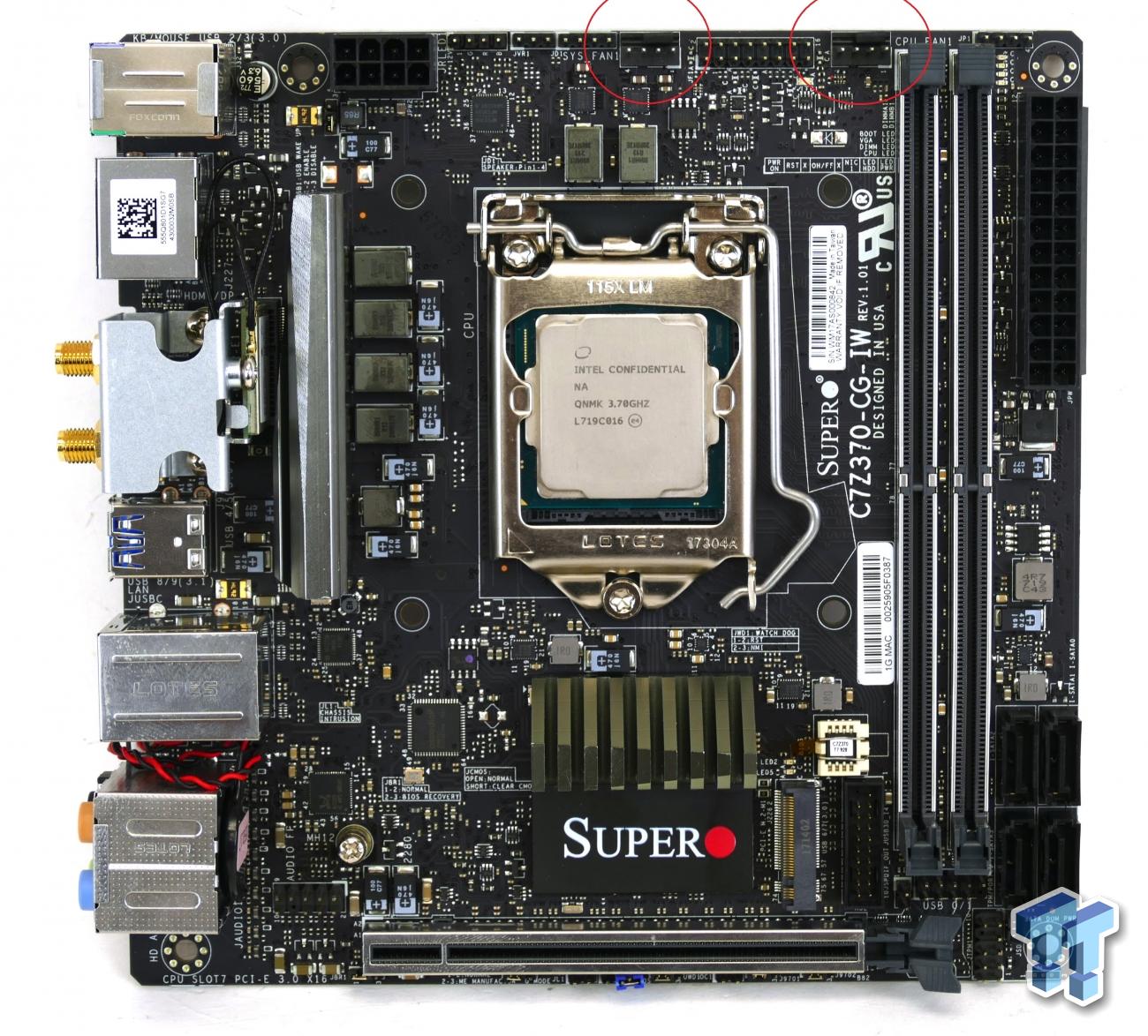 SuperMicro C7Z370-CG-IW (Intel Z370) Motherboard Review 