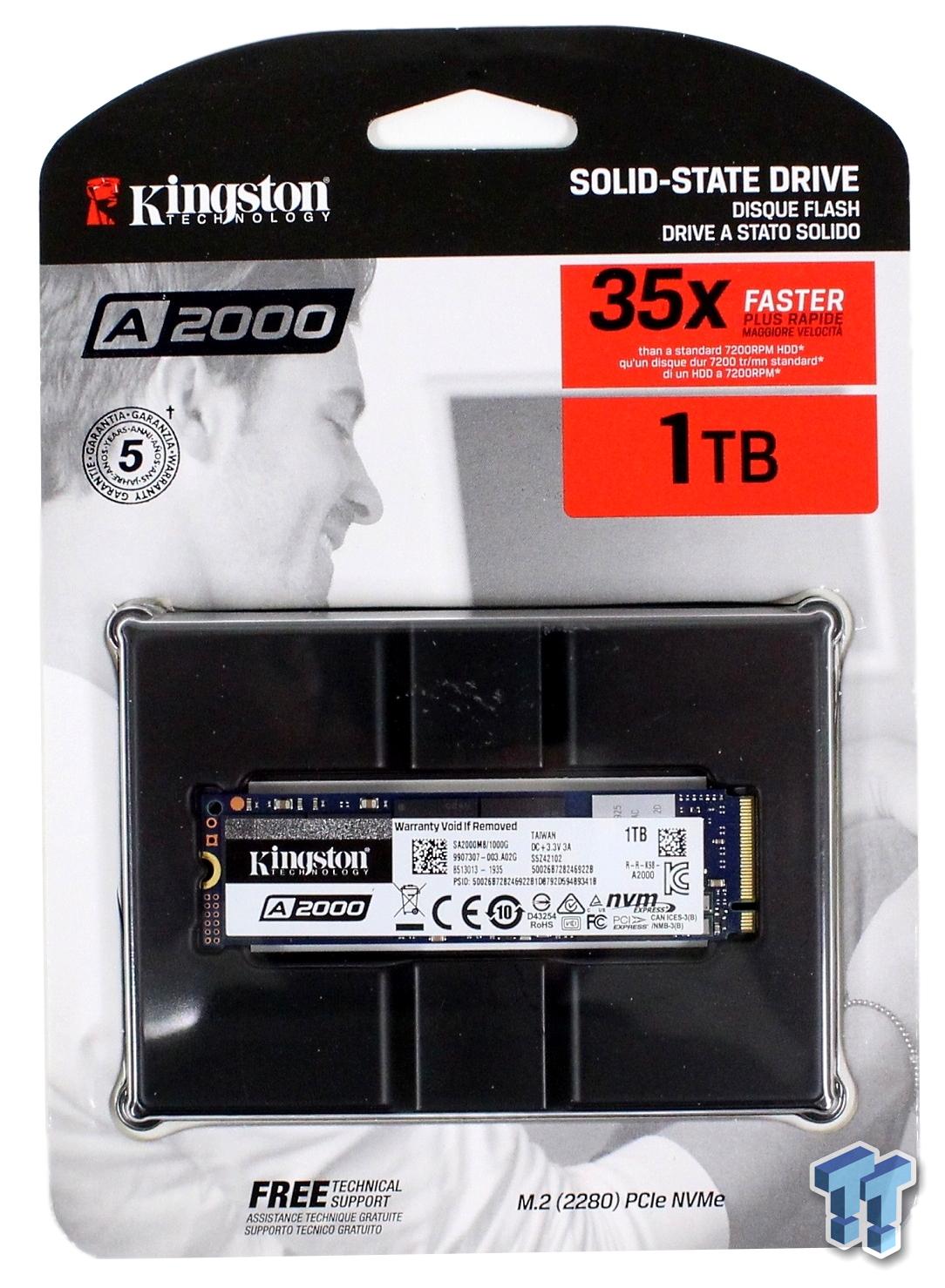 Kingston A2000 1TB NVMe PCIe Gen3 M.2 SSD Review (Page 3 [Synthetic