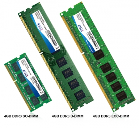 A-DATA Extends Entire DDR3 Lineup with 4GB modules