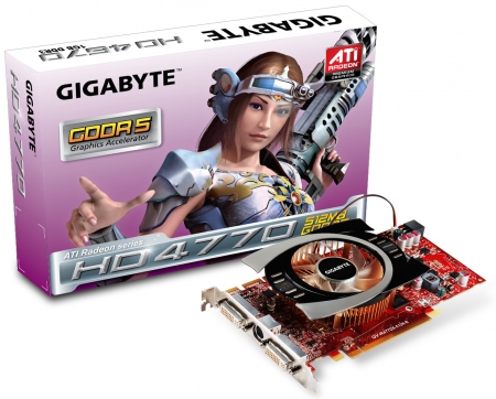 GIGABYTE Unleashes HD 4770 Series Graphics Cards