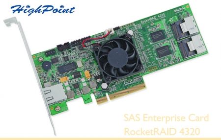 Highpoint Launched Rocket Raid 4300 SAS Cards