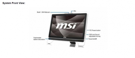 MSI US Launches WIND TOP AE2010 20-inch All-in-One Desktop