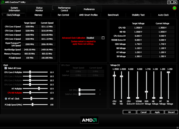 AMD OverDrive 3.01 released with Windows 7 support