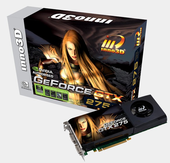 Inno3D GeForce GTX 275 Now Crafted with 1792 MB Memory