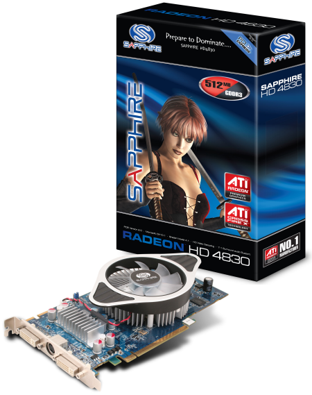 SAPPHIRE STUNS COMPETITION WITH HD 4830