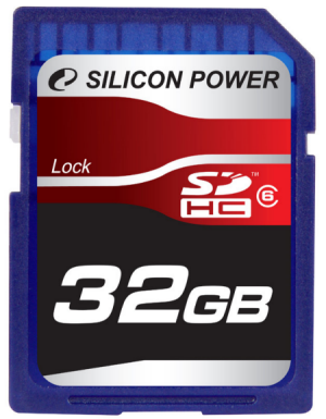 Silicon Power releases 32GB SDHC Class 6 memory card
