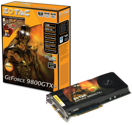 ZOTAC GeForce 9800 GTX+ receives 1GB of GDDR3 memory