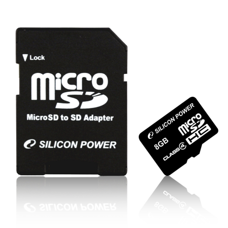Silicon Power releases microSDHC Class 4 8GB card