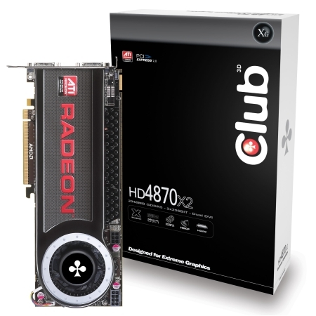 Club 3D throws its hat into the HD 4870 X2 ring