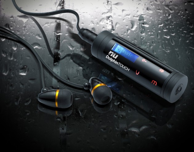 NU Unveils World's First Waterproof Curved Touch Pad MP3 Player - Dolphin Touch