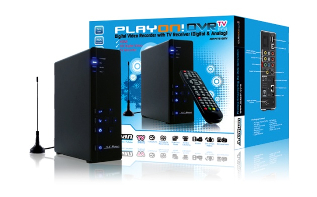 AC Ryan releases Playon! DVR TV 1TB for Media Hungry Users