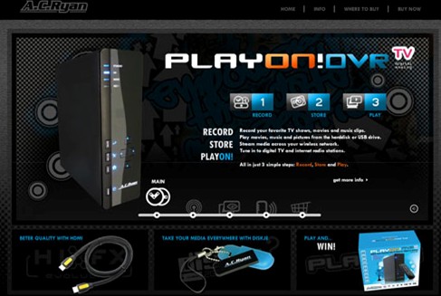 AC Ryan releases new microwebsite - PlayonDVR.com