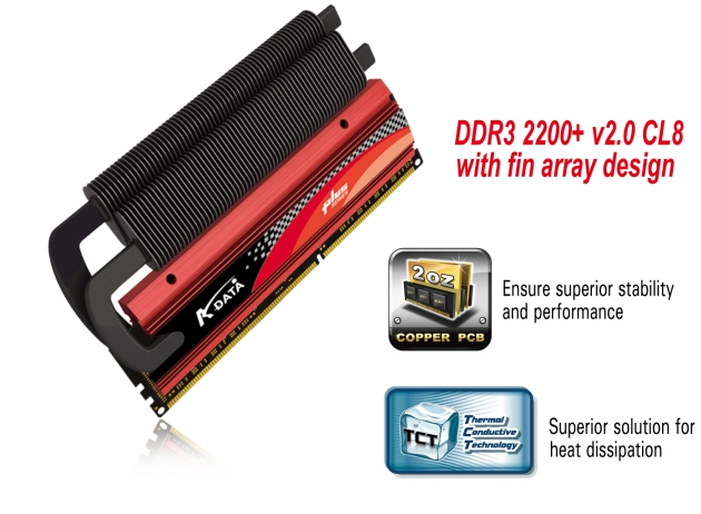 A-DATA® UNVEILS HIGHEST SPEED OF DDR3 DRAM MODULE IN THE INDUSTRY
