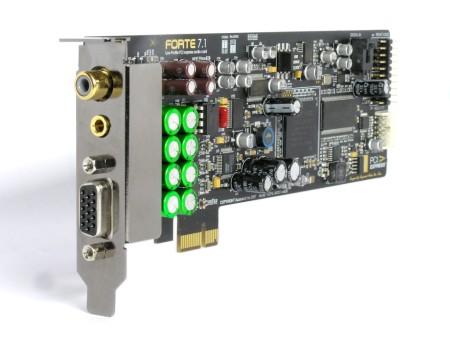 Auzentech Unveils X-Fi™ Forte 7.1 Native PCI Express® Soundcard
