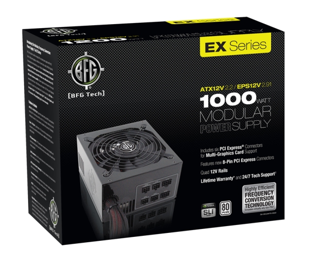 BFG Tech Launches EX-1000 Power Supply, Available Exclusively in Best Buy Stores and Online at BestBuy.com