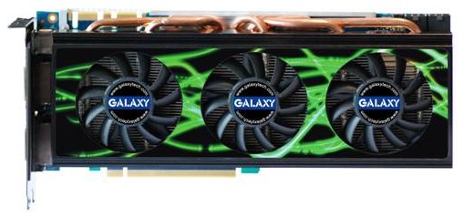 GALAXY custom GTX260+ tri-fans cooler with 1792MB Memory