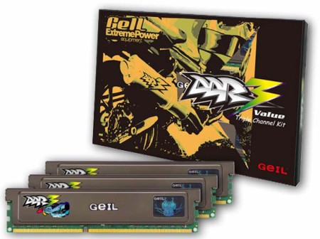 GeiL DDR3 VALUE TRIPLE CHANNEL SERIES