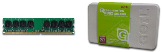 GeIL Green Series DDR2 - The Power Saving Memory