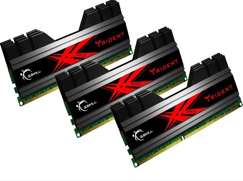 G.Skill Announces New Trident Series Triple Channel DDR3 Memory Kits