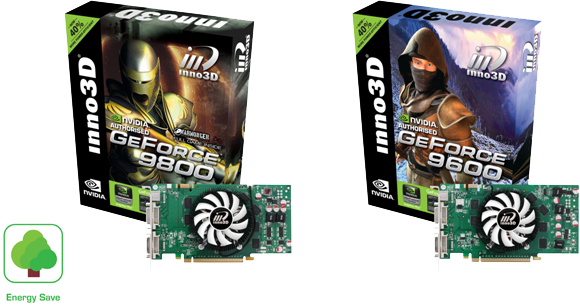 Inno3D Releases GeForce 9 Series Energy Save Editions