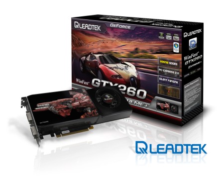 Leadtek launches new WinFast GTX260 EXTREME+ and all new packaging design for graphics series products