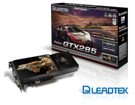 Leadtek launches WinFast GTX 285 -- brings a great climax of performance