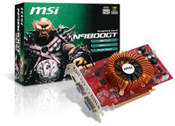 MSI Intros ''Green'' GeForce 9800 GT Video Cards