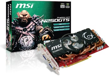 MSI unveils N250GTS Series graphics card