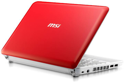 MSI Releases Red Wind Netbook U100 in Taiwan to Celebrate IT Month