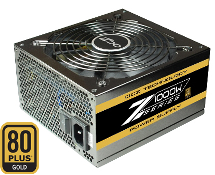 OCZ Technology Announces the Immediate Availability of the Z-Series Gold Power Supply Series, Featuring 80-Plus Gold Certifications