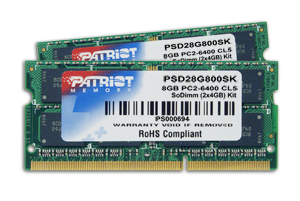 Patriot Memory Expands their DDR2 SODIMM Line with 4GB and 8GB