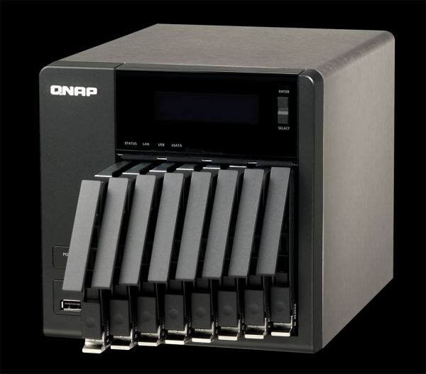QNAP Intros the First 2.5-inch SATA, 8-bay, Intel Atom-based SS-839 Pro Turbo NAS
