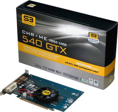 S3 Graphics Chrome 540 GTX: The World's Most Connected Hi-Def Card