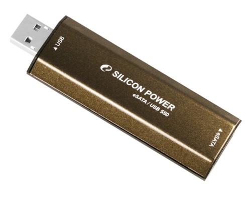 SILICON POWER™ Portable eSATA/USB SSD II Portable Drive ~ Dual Interface, Twice the Experience