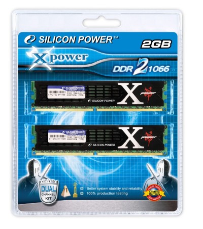 SILICON POWER launches Xpower overclocking series: DDR2-1066 MHz
