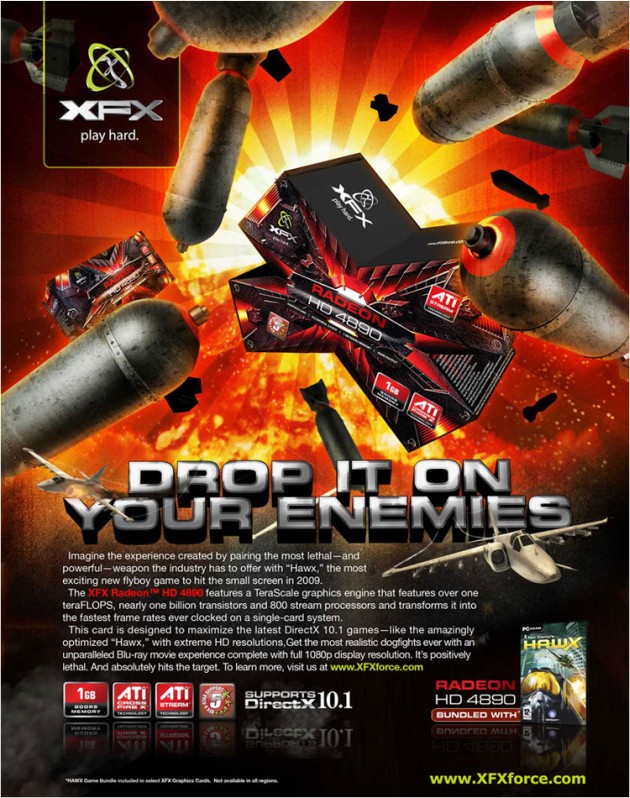 The XFX Radeon™ HD 4890 Graphics Processing Unit