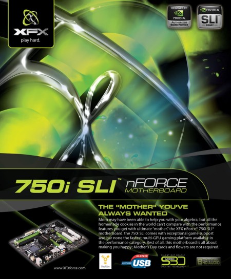 XFX unleashes nForce 750i SLI motherboard