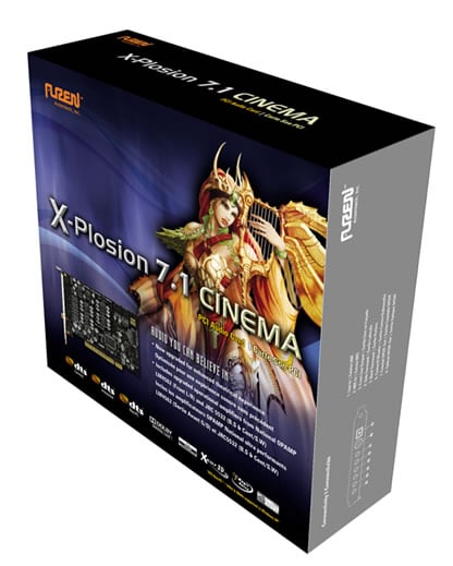 X-Plosion 7.1 Cinema in Stock in the Auzentech Online Store with a New Box