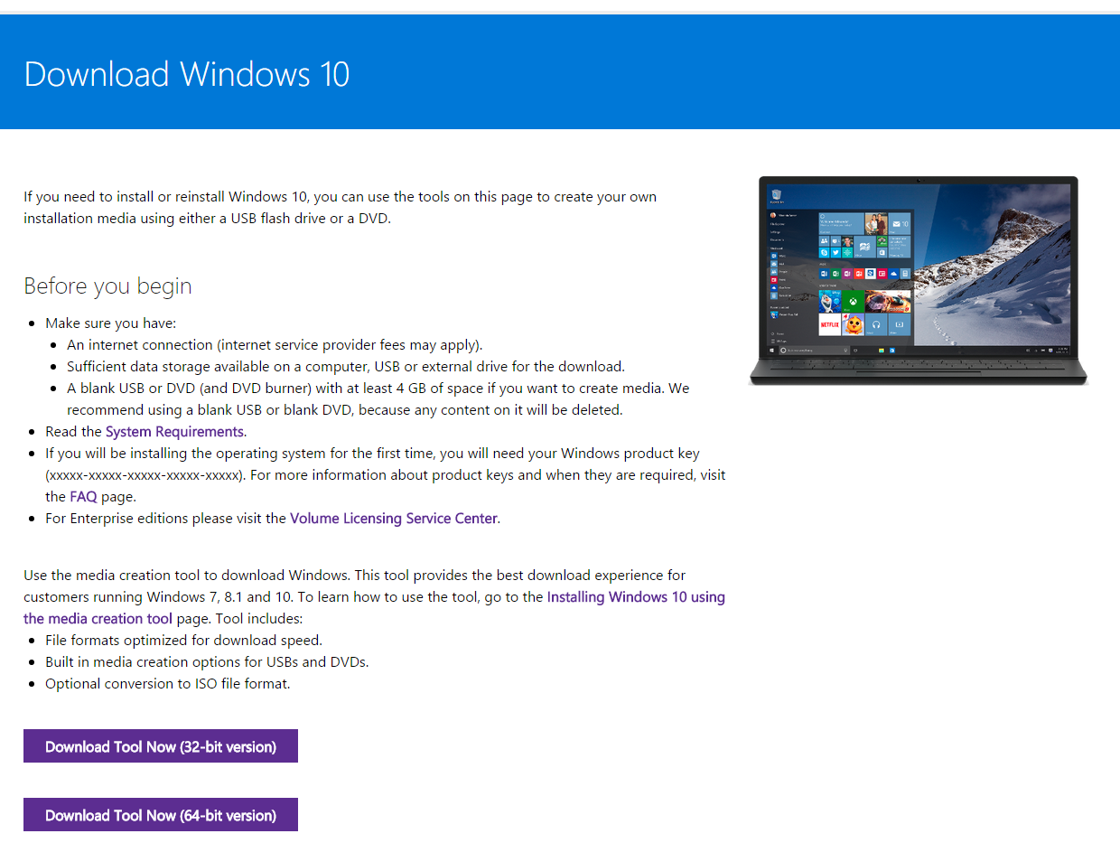 how to download windows 10 to a usb