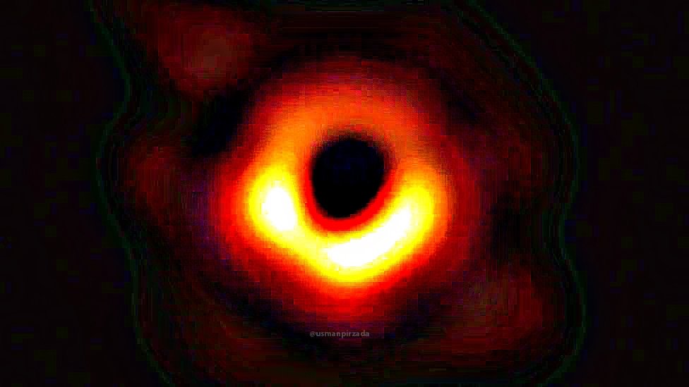 Black Hole Image Ran Through De Blurring Software Has Focus