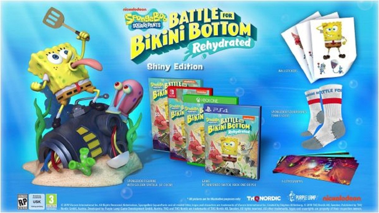 Special Editions For The Upcoming Spongebob Squarepants Game